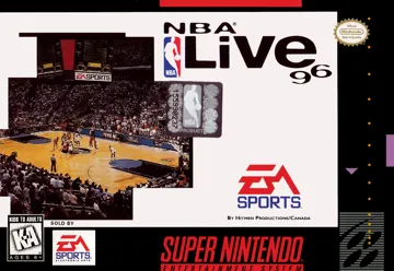 NBA Live 96 (USA) box cover front